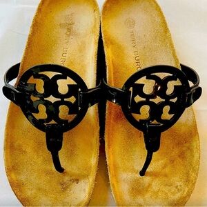 Tory Burch Miller Cloud Black sandals size 9.5